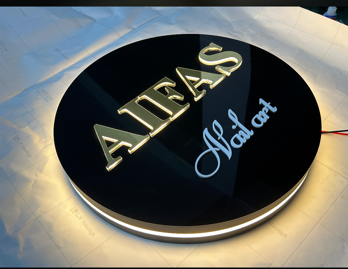 AIFAS Nail Art LED Signage